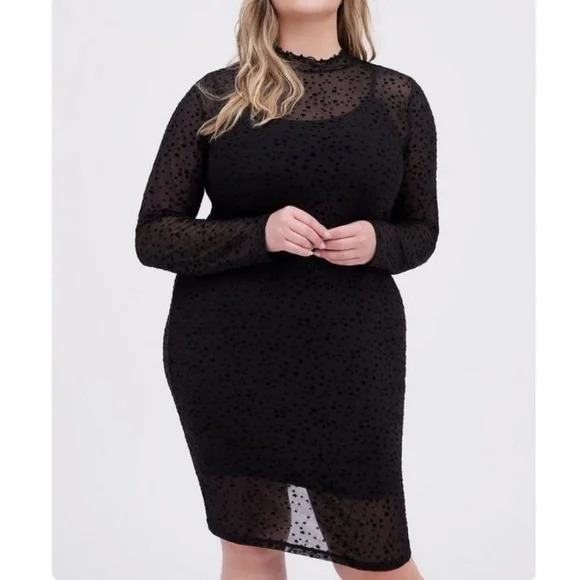knee length dresses for ladies Elegant Sequin Mesh Midi Dress – STAR BOUTIQUE LONDON main image 0